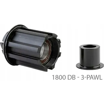 Náboj kola DT Swiss 1800 DB CAMPAGNOLO ořech kazety 3-praporkový/Ratchet 11-13 rychlostí 12x142mm