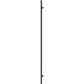 Nábytkové kování Nábytková úchytka reling černá kartáčovaná 109 x 1,2 x 3,3 cm