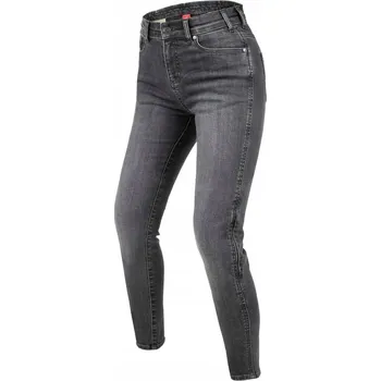Moto kalhoty JEANSY REBELHORN CLASSIC III DÁMSKÉ STŘIH SLIM FIT ŠEDÉ (WASHED GREY) W40L30