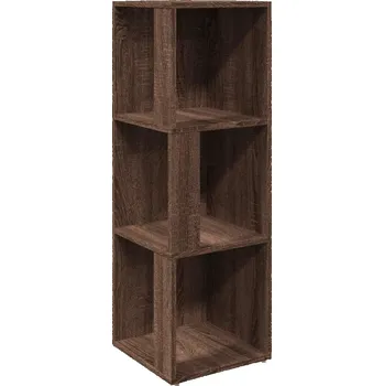 Šatní skříň Rohová skříňka, hnědý dub, 33x33x100 cm