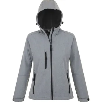 Dámská softshellová bunda SOĽS Replay Women Dámská softshellová bunda SL46802 Grey melange XL