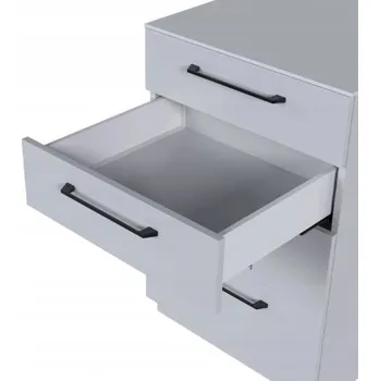 Nábytkové kování Šuplík Rejs ULTRA BOX bílá nízká L-500 H-86 s tlumením dovírání 3D výsuv 40 kg