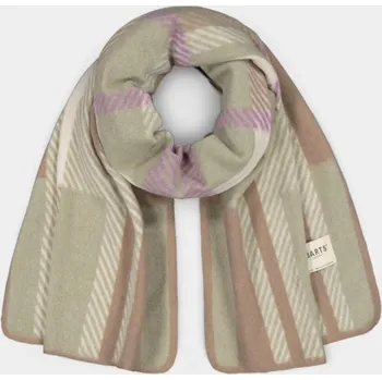 Šála BARTS Dámská šála Barts Bliblock FIALOVÁ|ZELENÁ