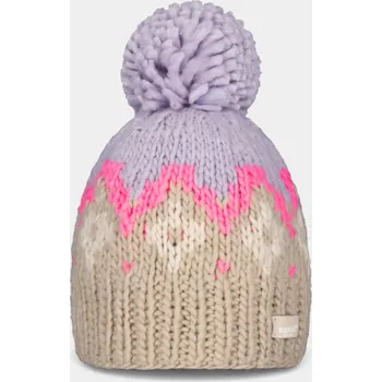 Čepice BARTS Dámská čepice Barts Curley BÉŽOVÁ|FIALOVÁ