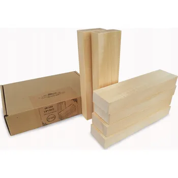 Vrták Lipové dřevo na řezbářství - velká sada 25 ks