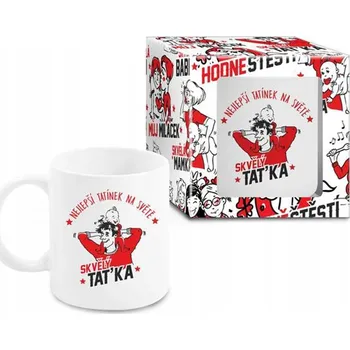 Dárkový keramický hrnek 300 ml, "skvělý taťka"