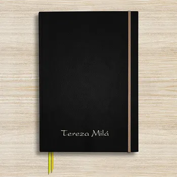 Diář Diář Blackie B5 týdenní - ručně vázaný z italské eko kůže