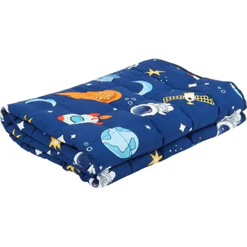 přikrývka Isomedix Zátěžová přikrývka antistresová pro děti 4 kg, 100 x 150 cm, modrá