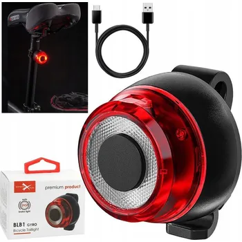 Cyklosvítilna Zadní světlo na kolo 1 LED