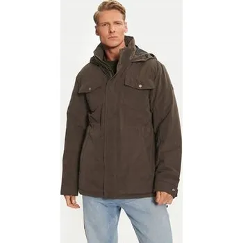 Pánské oblečení Wrangler ZIMNÍ BUNDA Mole zateplená zimní bunda se skrytou kapuce S