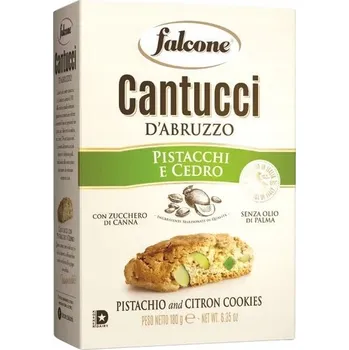 Falcone Cantucci Pistacchi Cedro, italské sušenky s pistáciemi (180 g)