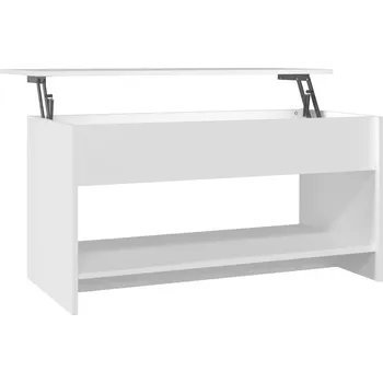 Konferenční stolek Konferenční stolek VidaXL obdélníkový 50 x 102 x 52,5 cm bílý