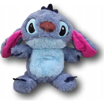 plyšák Šumící medvídek Šumílek Stitch plyšová hračka uklidňující, hýbe ušima modrá