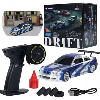 autíčko AUTO RC PRO DRIFT BMW M3 1:43 NA DÁLKOVÉ OVLÁDÁNÍ S OVLADAČEM GYROSKOP VOZIDLO