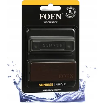 Vůně do auta FOEN WOOD STICK SUNRISE dřevěný osvěžovač vzduchu do auta do mřížky ventilace