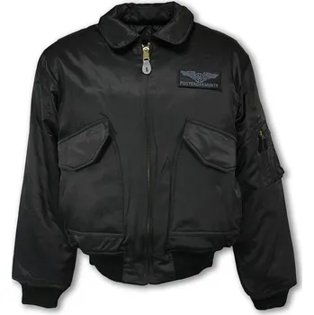 Pánská móda FOSTEX Bunda CWU heavy ČERNÁ XXL ČERNÁ - BLACK