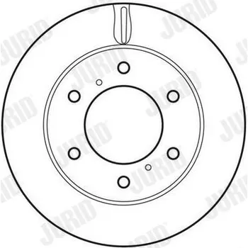 Brzdový kotouč Brzdový kotouč JURID 562695JC
