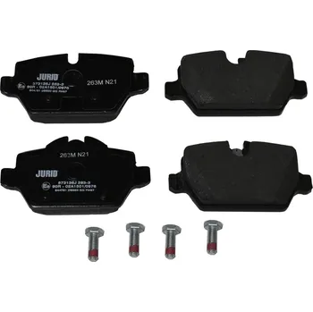 Brzdová destička Sada brzdových destiček, kotoučová brzda JURID 573136J