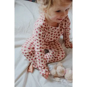 Dívčí legíny Dětské legíny Konges Sløjd NIA PANTS GOTS KS103944.9BYA oranžová 24X, vel. 74