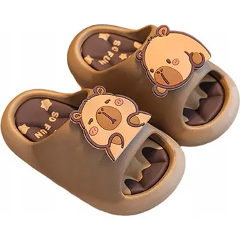 Dámské sandále Jelly pens pantofle z plast, hnědá, velikost 28-29