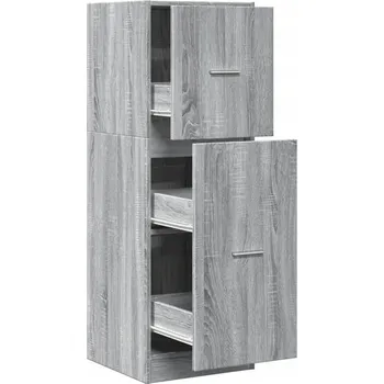 Komoda VidaXL Lékárnička, šedý dub sonoma, 40x41x118 cm