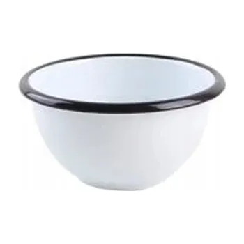 Smaltovaná miska 11 cm bílá