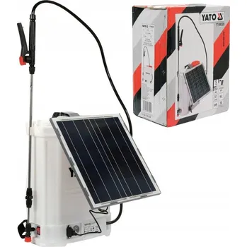 Postřikovač YATO AKUMULÁTOROVÝ ZÁDOVÝ POSTŘIKOVAČ SE SOLÁRNÍM PANELEM 16L