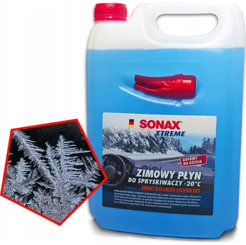 Náplň do chladiče a ostřikovače SONAX XTREME Zimní kapalina do ostřikovačů -20°C 4L BEZ ŠMOUH Smart Dynamics