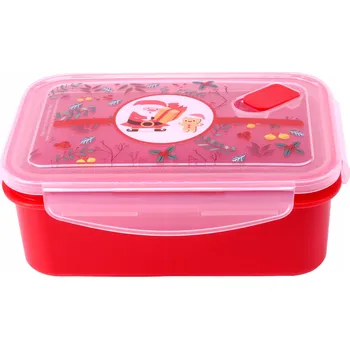 Dóza na potraviny Plastová dóza s víčkem TORO 830ml vánoční motiv