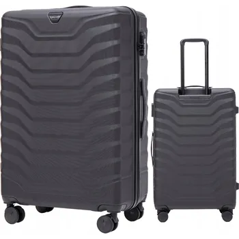 Velký pevný kufr Wings ABS PEA01-L-BLACK 97 l