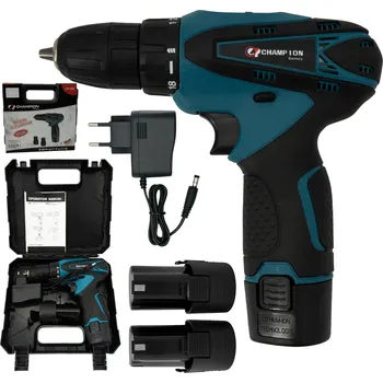 Aku vrtačka mega silná 21V sada v kufříku, 2 aku a nabíječka