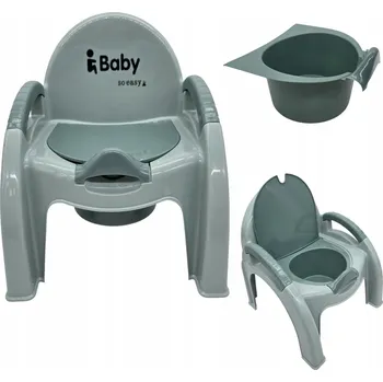 Jídelní židlička DĚTSKÝ NOČNÍK ŽIDLIČKA MULTIFUNKČNÍ SE VYJÍMATELNOU VLOŽKOU ZELENÝ