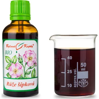 Doplněk stravy Bylinné kapky s.r.o. Růže šípková BIO tinktura 50 ml | Bylinné kapky