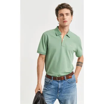 Pánské tričko Tričko Gant Green 8291460 4XL