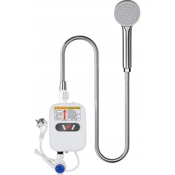 Bojler Průtokový ohřívač vody 3000 W 230 V + sprchová sada + displej