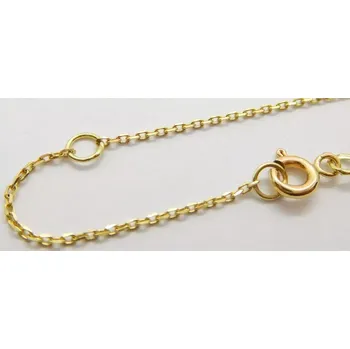 Náramek Klenoty Budín Dámský zlatý náramek ze žlutého zlata ANKER 585/0,75gr 17+3cm HK7147 (Klenoty Budín Dámský zlatý náramek ze žlutého zlata ANKER 585/0,75gr 17+3cm HK7147)