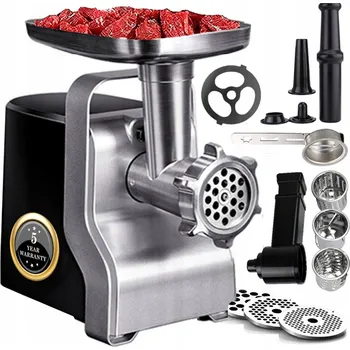 Kuchyňský mlýnek Mlýnek na maso Zilan černý 2100 W, 1,80 kg/min, 3 sítka