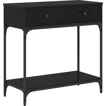 Konferenční stolek Konzolový stolek VidaXL obdélníkový 75 x 34,5 x 75 cm černý