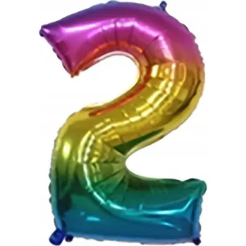 Balónek Balónek foliový TORO číslice "2" 30cm