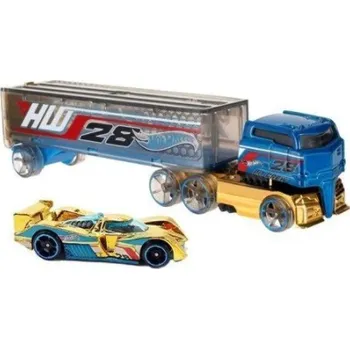 auto na autodráhu Toys Hot Wheels Super Rigs Rig Dog
