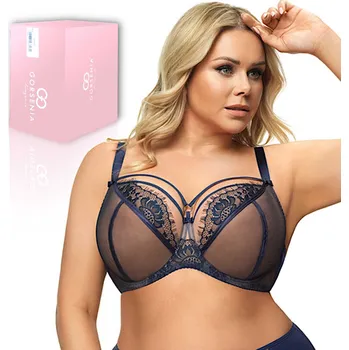 Podprsenka Gorsenia podprsenka nevyztužená modrá velikost 80G