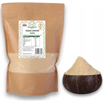 Mouka Lněná mouka zlatá bez lepku 1 kg Naturini