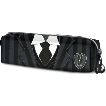 Penál Penál Wednesday uniforma 4 kapsy prázdný 21 x 5,5 x 8 cm