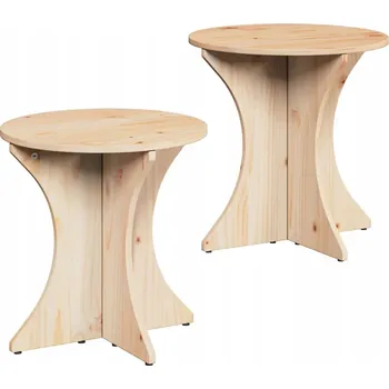 Konferenční stolek Konferenční stolek VidaXL kulatý 46 x 47 x 46 cm Dub hnědý