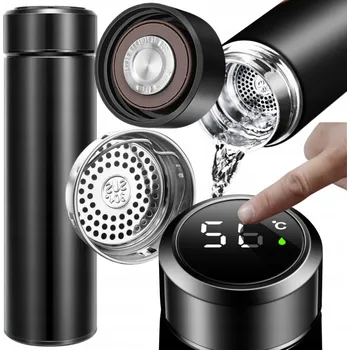 Termohrnek Termohrnek s displejem černý Yumiko 450