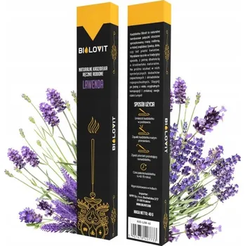 Vonná tyčinka Vonné tyčinky Bilovit Levandule 40 g