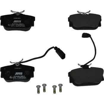 Brzdová destička Sada brzdových destiček, kotoučová brzda JURID 573049J