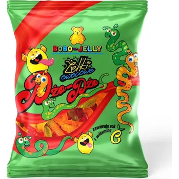 Cukrovinka Želé Bonbony bonbóny žížaly Bobo Bobo-Jelly 80 g