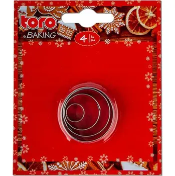Vykrajovátko Vykrajovátka na cukroví 4ks TORO kolečko