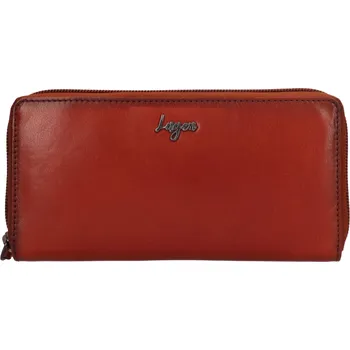 Peněženka Lagen kožená dámská peněženka koňaková LGW 833 COGNAC